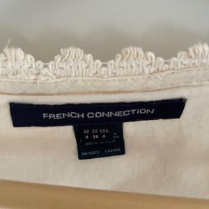 French connection cotton lace mini dress